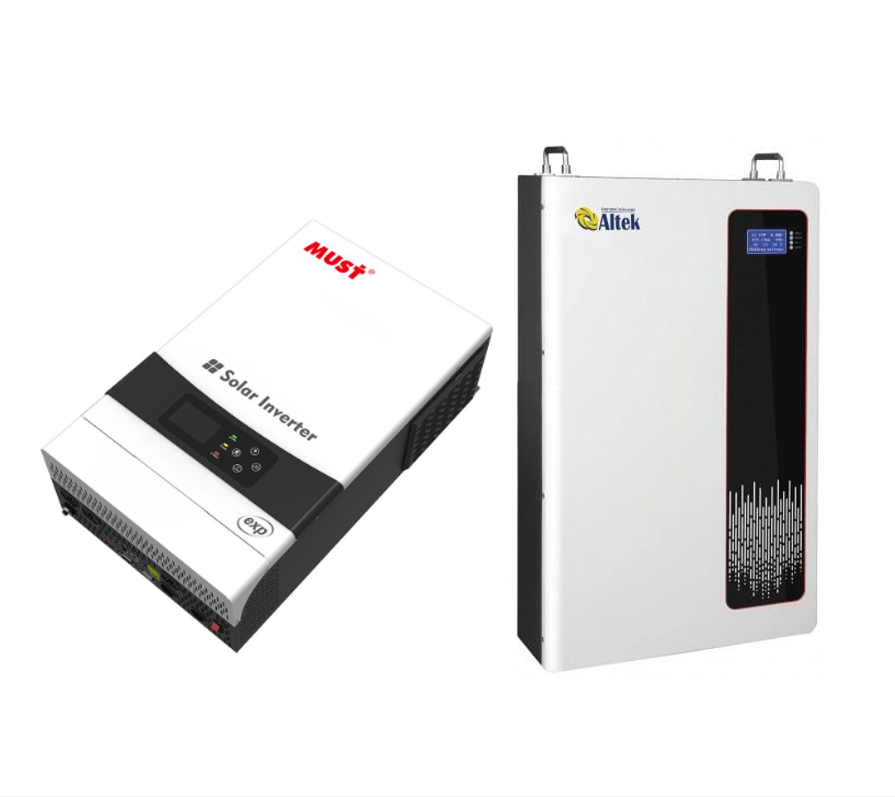 Комплект живлення 6kW 5,12kWh, гібридний інвертор Must 6 кВт, акумулятор LIFEPO4 5120 Вт*год